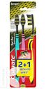 Зубная щетка COLGATE ЗИГ ЗАГ Древесный уголь 2+1