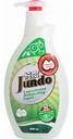 Средство для мытья посуды и детских принадлежностей Jundo с ароматом Зелёного чая и мяты, 1 л