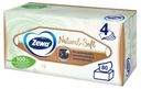 Салфетки бумажные Zewa Natural Soft косметические 4 слоя, 80 шт
