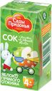 Сок САДЫ ПРИДОНЬЯ, Яблочный, 125мл