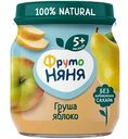 Пюре фруктовое ФрутоНяня Груша-яблоко с 5 месяцев, 100 г
