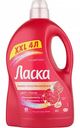 Гель для стирки цветного белья Ласка Эффект восстановления, 4 л