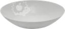 Тарелка суповая HOMECLUB Diva Gray 20см, стекло, Арт. HNMQP80T