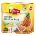 Чай LIPTON Tropical Fruit Tea черный 20 пак