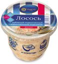Лосось рубленый подкопченый с мариновыным огурцом, 200 г