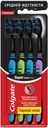 Зубная щетка COLGATE Super Flexi Black, средней жесткости, 4шт