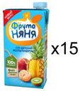 Сок ФрутоНяня Мультифруктовый с 3 лет 500 мл (15 шт)