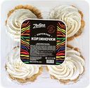 Пирожные Zebra Корзиночки с белковым кремом, 320 г