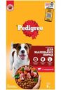 Корм сухой Pedigree с говядиной для взрослых собак маленьких пород меньше 15кг, 2кг