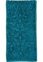 Полотенце махровое с узором цвет: морской волны, 50×90 см