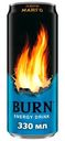 Энергетический напиток сильногазированный Burn Манго безалкогольный, 330мл