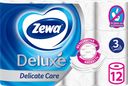 Бумага туалетная ZEWA Deluxe 3-слоя белая, 12шт