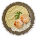 Фишкейки с картофельным пюре и соусом тар-тар Перекрёсток Select, 280г