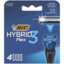 Сменные кассеты для бритвы Bic Hybrid 3 Flex, 4шт.