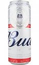 Пиво Bud светлое пастеризованное 5 % алк., Россия, 0,45 л