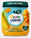 Пюре Фрутоняня Салатик из сладких овощей с 5 месяцев 110г