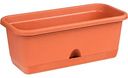 Ящик балконный с поддоном Idea терракотовый, 18,5×15×40см