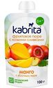 Пюре Kabrita Манго с яблочным пюре с козьими сливками, с 6 месяцев, 100г