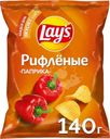 Чипсы картофельные Lay's Рифленые Паприка 140г