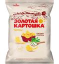 Чипсы Золотая картошка Сметана и зелень, 120г