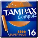 Тампоны гигиенические Tampax Compak Super plus Duo с аппликатором 16 шт