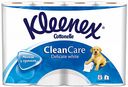 Туалетная бумага Kleenex Clean Care Delicate white 2 слоя, 12 рулонов