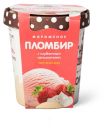 Мороженое пломбир «Пестравка» клубника со сливками 12%, 270 г
