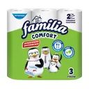 Бумажные полотенца "Comfort", Familia, 2 слоя, 3 рулона
