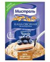Каша овсяная цельнозерновая Мистраль Черничный чизкейк, 40г