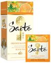 Чай чёрный Saito Orange&Linden, 35 г