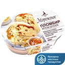 Мороженое Петрохолод Пломбир крем-брюле, с кешью в сахаре с карамелью, 400г