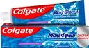 Зубная паста COLGATE Макс Фреш Взрывная мята с освежающими кристаллами для свежего дыхания и защиты от кариеса, 100мл