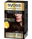 Крем-краска для волос Syoss Oleo Intense 2-10 Черно-каштановый, 115 мл