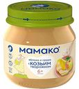 Пюре фруктовое Мамако Яблоко с грушей и козьим творожком, с 6 месяцев, 80 г