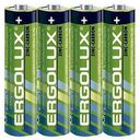 Батарейки солевые Ergolux ААА/R03/SR4, 4шт.