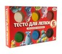 Тесто для лепки "Мультики", Гамма, 6 цветов, 360 г