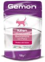 Корм для котят Gemon Cat Pouch Senior курица, 100 г