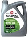 Масло моторное полусинтетическое TAKAYAMA SAE 10W-40 API SN/СF, 4 л