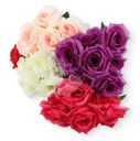Букет искусственных цветов Розы Маркет 50см, 7шт