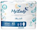 Прокладки My Lady Silky Soft гигиенические ультратонкие XL, 7шт