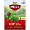Чай черный МАЙСКИЙ, Корона Российской Империи листовой, 200г