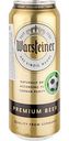 Пиво Warsteiner Premium светлое фильтрованное в банке 4,8 % алк., Германия, 0,5 л