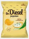 Чипсы рифленые Сметана и зеленый лук Dr. Diesel 120г