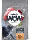 Корм Alphapet Wow Superpremium для взрослых стерилизованных кошек с индейкой и потрошками, 350г