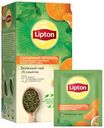 Чай зеленый Lipton Солнечная Легкость Цитрус и апельсиновые корочки, 35 г
