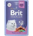 Влажный корм для котят Brit Premium Кролик в желе, 85 г