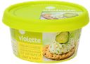 Сыр творожный 70% «Violette» c огурцами и зеленью, 140 г