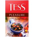 Чай Tess Pleasure чёрный с шиповником и яблоком листовой, 100г