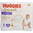 Подгузники-трусики Huggies Elite Soft 6 (15-25 кг), 32 шт.
