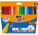 Цветные фломастеры  Bic Kids Visa, 18 шт.